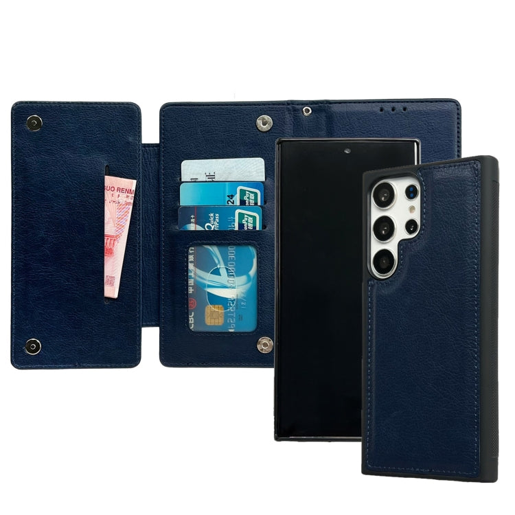 For Samsung Galaxy S25 Ultra 5G Multifunctional 7-Card Wallet Leather Phone Case
