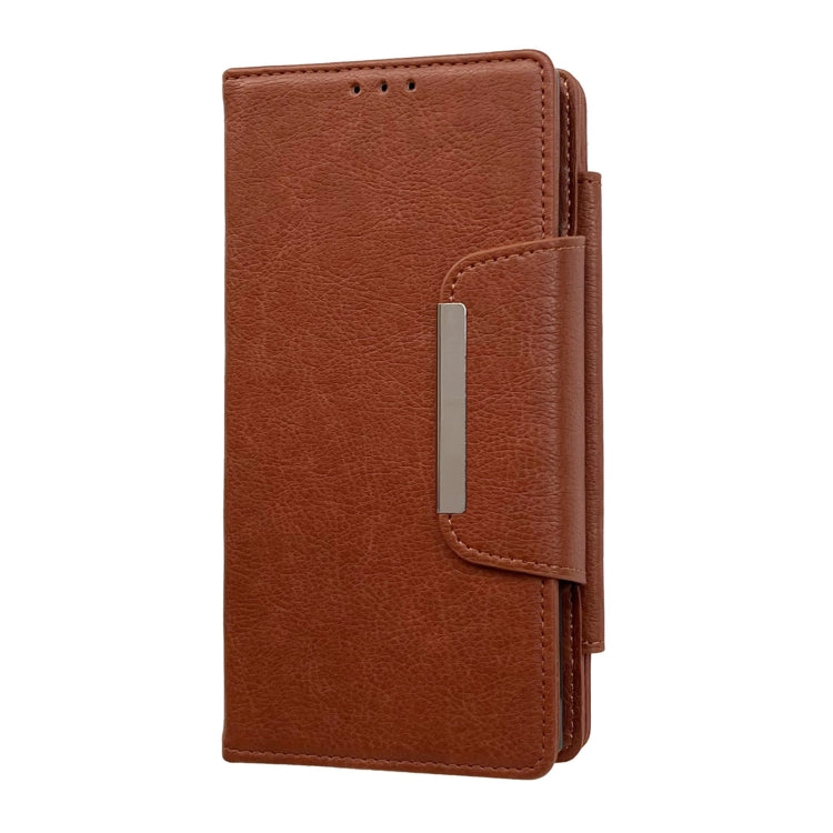 For Samsung Galaxy S25 Ultra 5G Multifunctional 7-Card Wallet Leather Phone Case