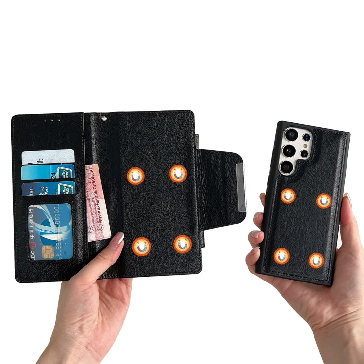 For Samsung Galaxy S25 5G Multifunctional 7-Card Wallet Leather Phone Case