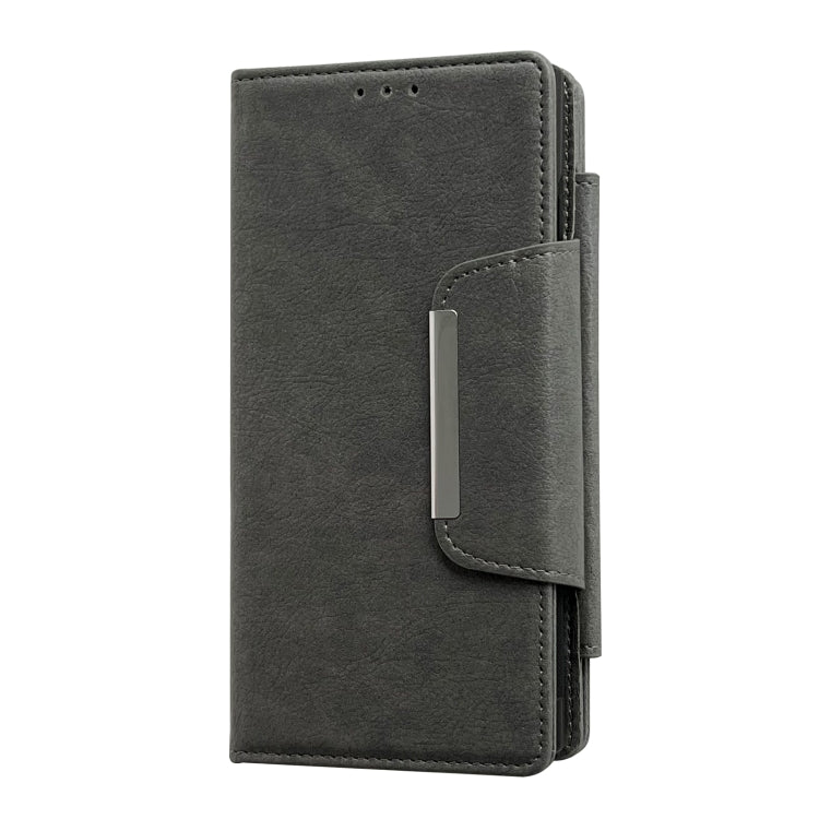 For Samsung Galaxy S25 5G Multifunctional 7-Card Wallet Leather Phone Case