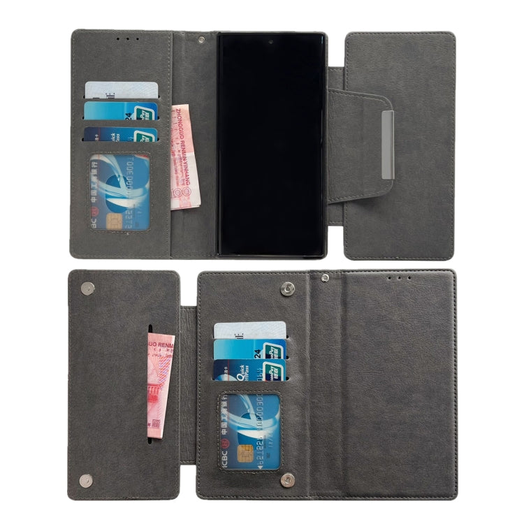 For Samsung Galaxy S25 5G Multifunctional 7-Card Wallet Leather Phone Case