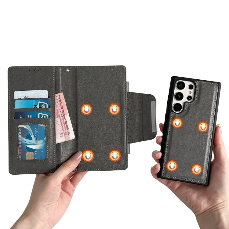 For Samsung Galaxy S25 5G Multifunctional 7-Card Wallet Leather Phone Case