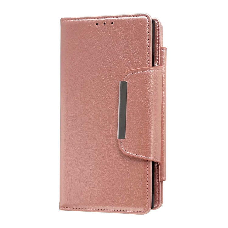 For Samsung Galaxy S25 5G Multifunctional 7-Card Wallet Leather Phone Case