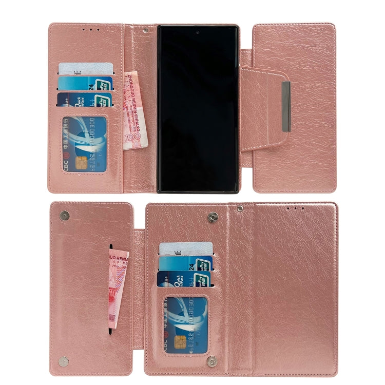 For Samsung Galaxy S25 5G Multifunctional 7-Card Wallet Leather Phone Case