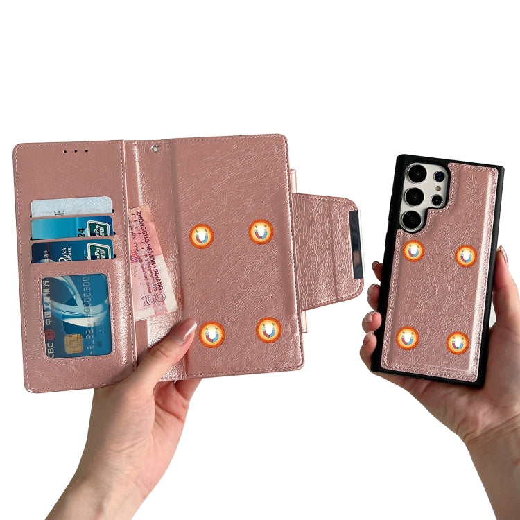 For Samsung Galaxy S25 5G Multifunctional 7-Card Wallet Leather Phone Case