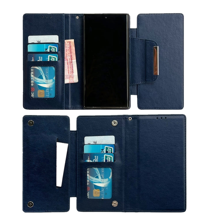 For Samsung Galaxy S25 5G Multifunctional 7-Card Wallet Leather Phone Case