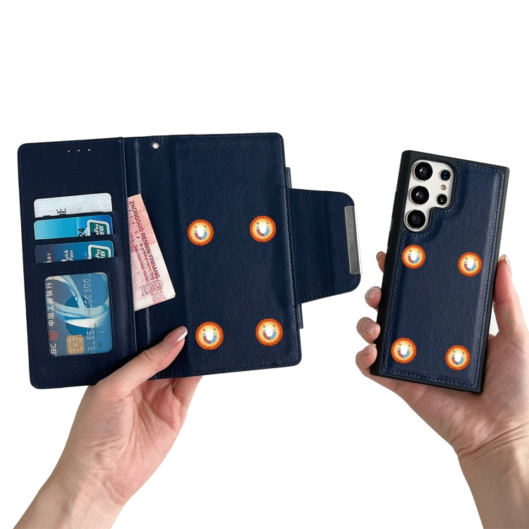 For Samsung Galaxy S25 5G Multifunctional 7-Card Wallet Leather Phone Case