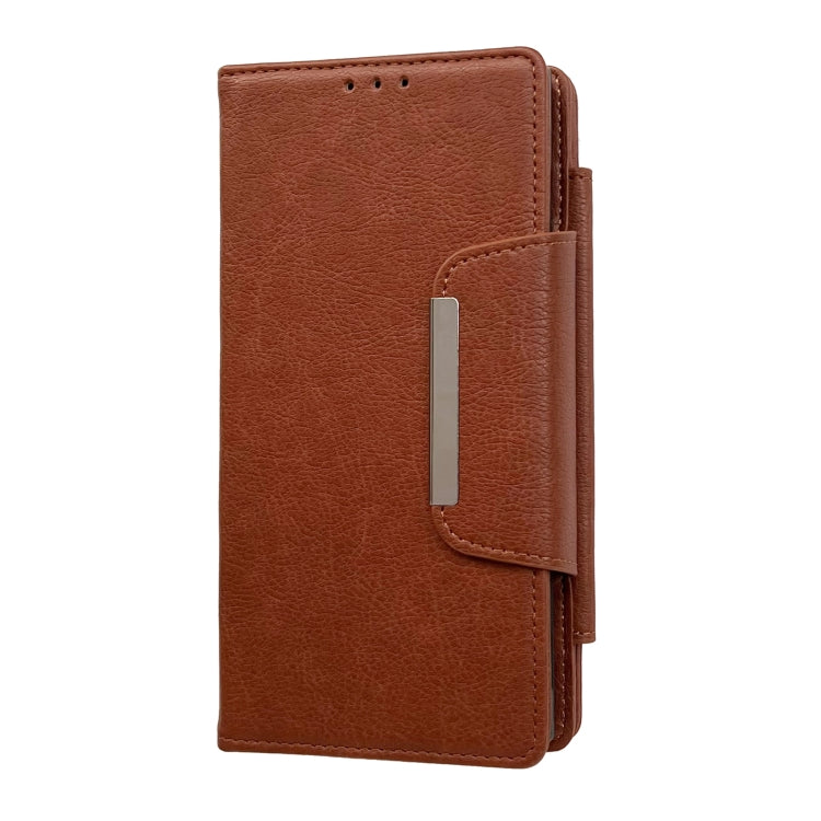 For Samsung Galaxy S25 5G Multifunctional 7-Card Wallet Leather Phone Case