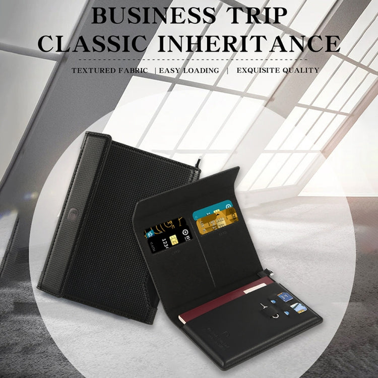 Multifunctional Travel Document Bag RFID Anti-Theft Passport Book