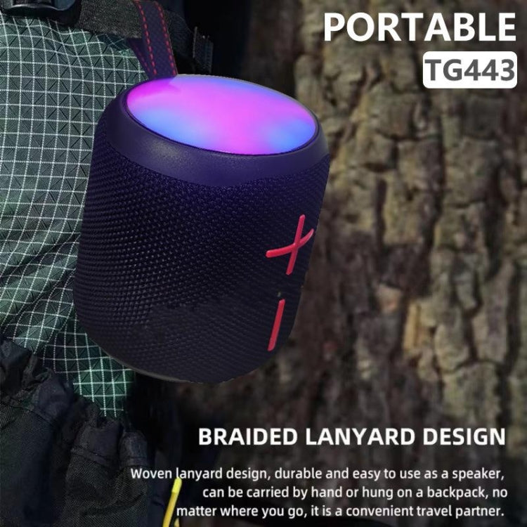 T&G TG-443 Outdoor Portable Colorful Wireless Bluetooth Speaker