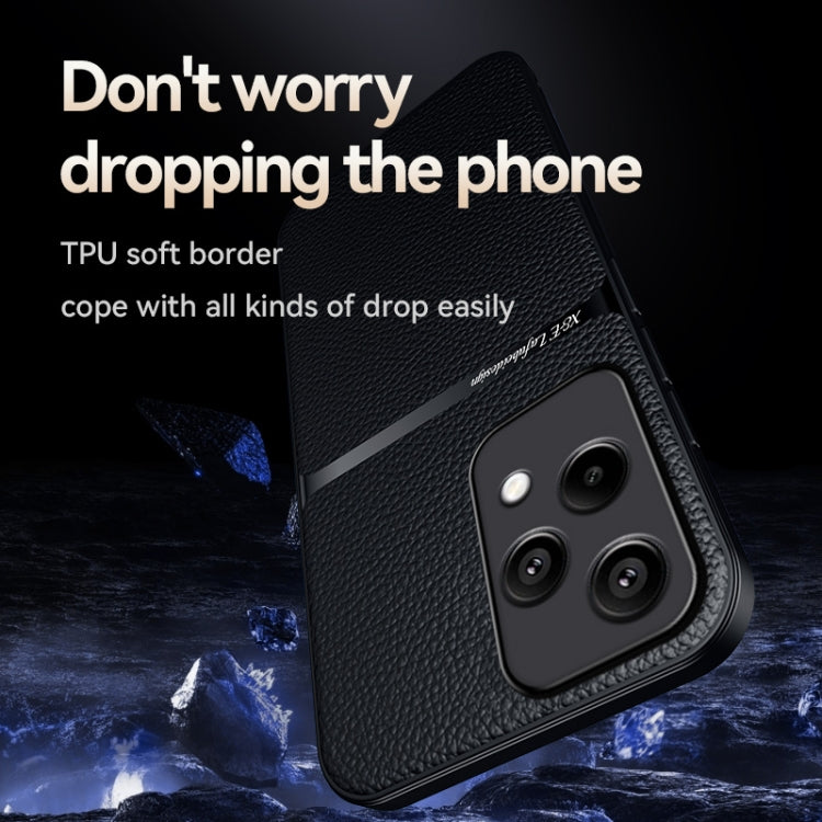 For Honor 200 Lite Global Litchi Leather Magnetic Full Coverage Shockproof Phone Case