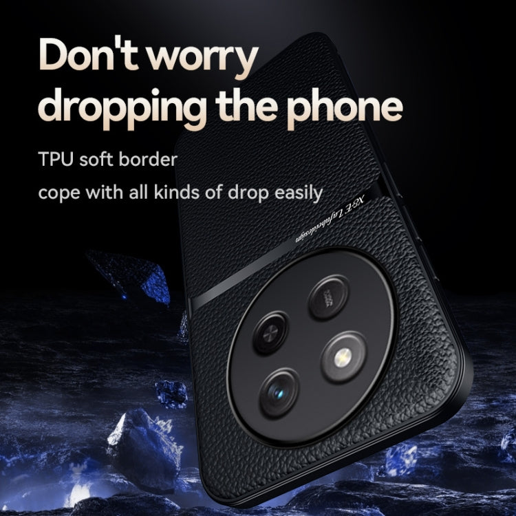 For Honor X60 Pro Litchi Leather Magnetic Full Coverage Shockproof Phone Case