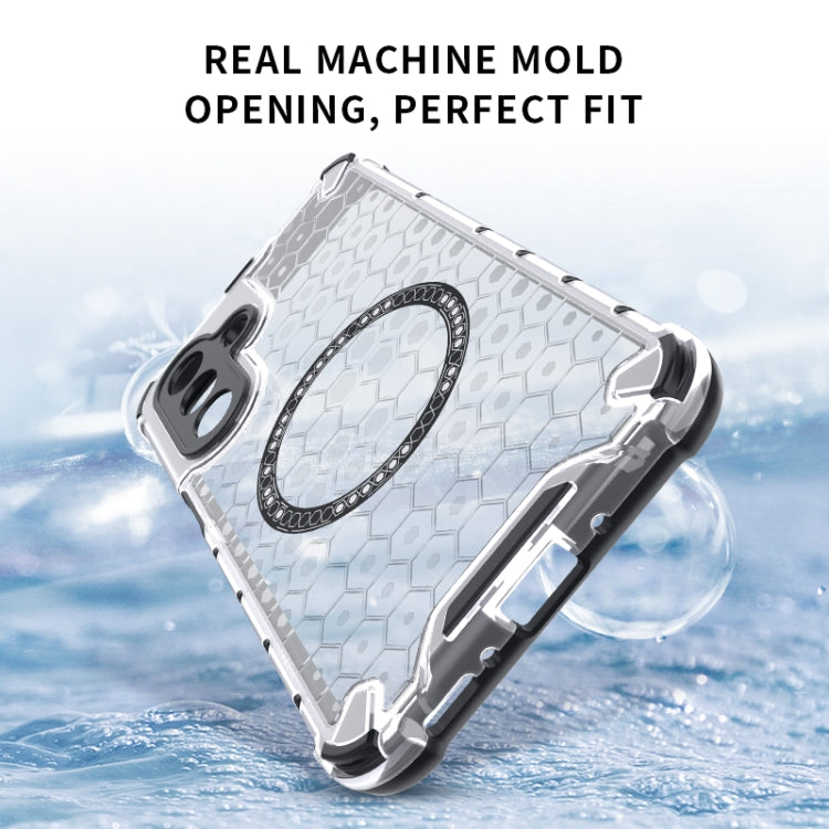 For Samsung Galaxy A26 5G Honeycomb Magnetic Ring Shockproof Phone Case