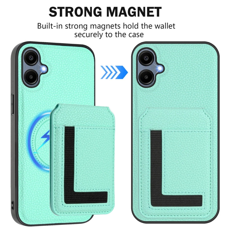 For Samsung Galaxy A04 CX01 Detachable Magsafe Magnetic Card Bag Phone Case