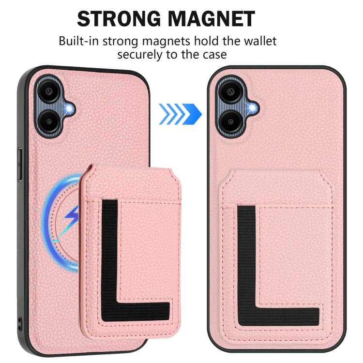 For Samsung Galaxy A04 CX01 Detachable Magsafe Magnetic Card Bag Phone Case