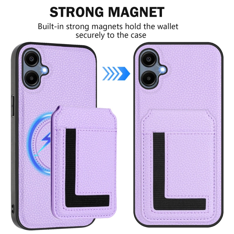 For Samsung Galaxy A04 CX01 Detachable Magsafe Magnetic Card Bag Phone Case