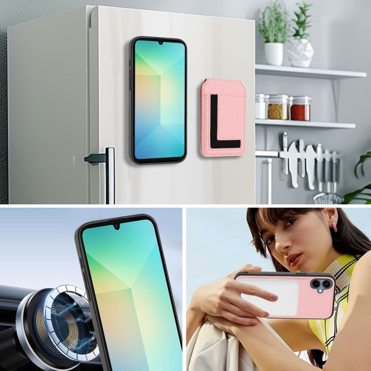 For Samsung Galaxy A05 CX01 Detachable Magsafe Magnetic Card Bag Phone Case