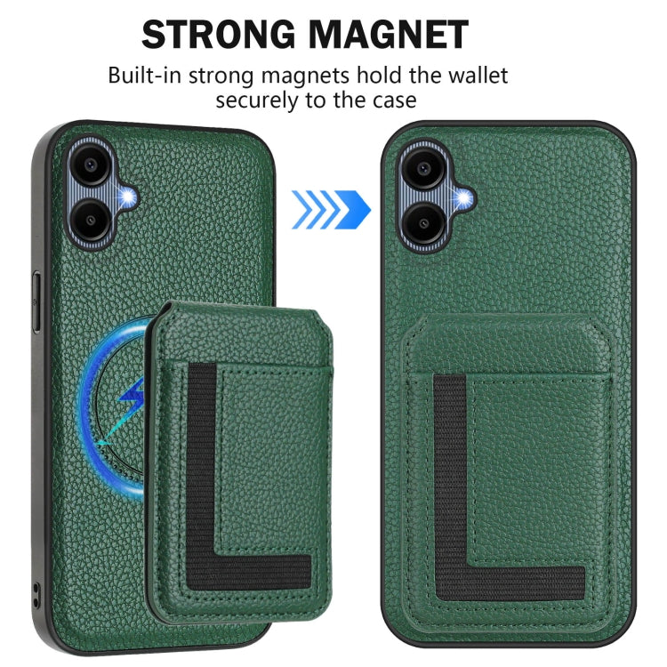 For Samsung Galaxy A05 CX01 Detachable Magsafe Magnetic Card Bag Phone Case