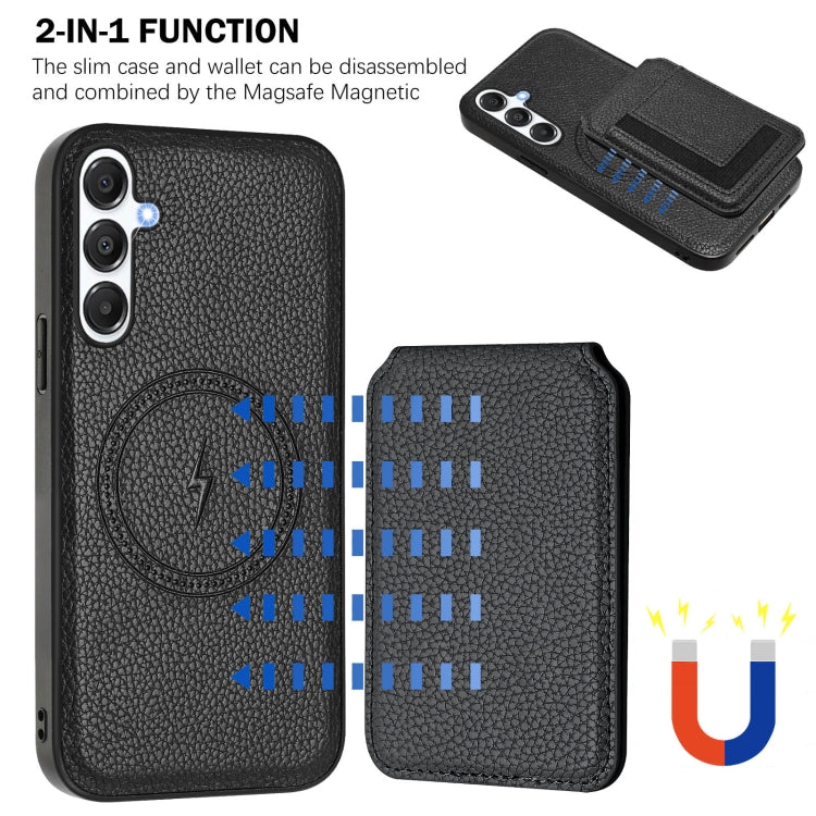 For Samsung Galaxy A05s CX01 Detachable Magsafe Magnetic Card Bag Phone Case