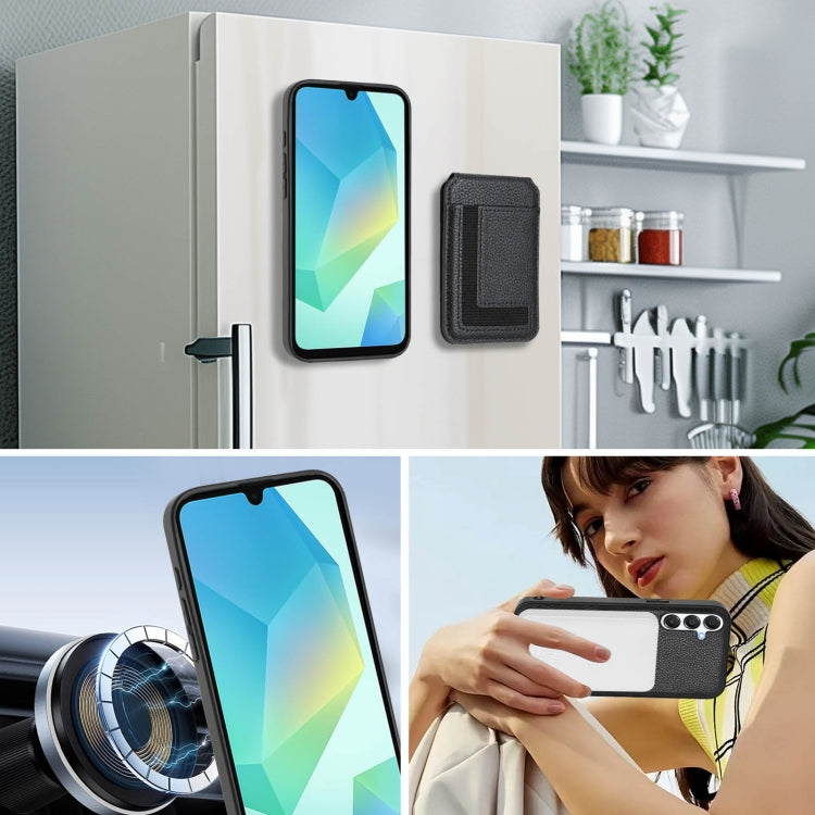 For Samsung Galaxy A05s CX01 Detachable Magsafe Magnetic Card Bag Phone Case