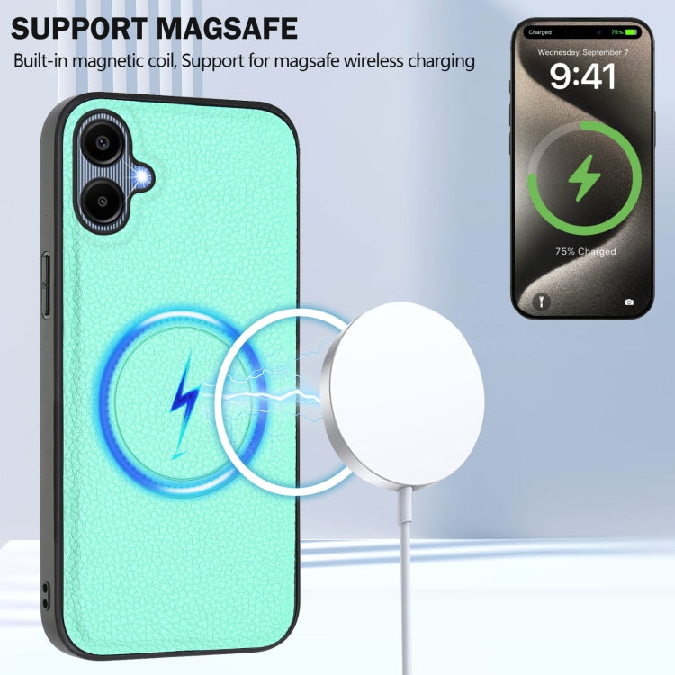 For Samsung Galaxy A06 4G CX01 Detachable Magsafe Magnetic Card Bag Phone Case