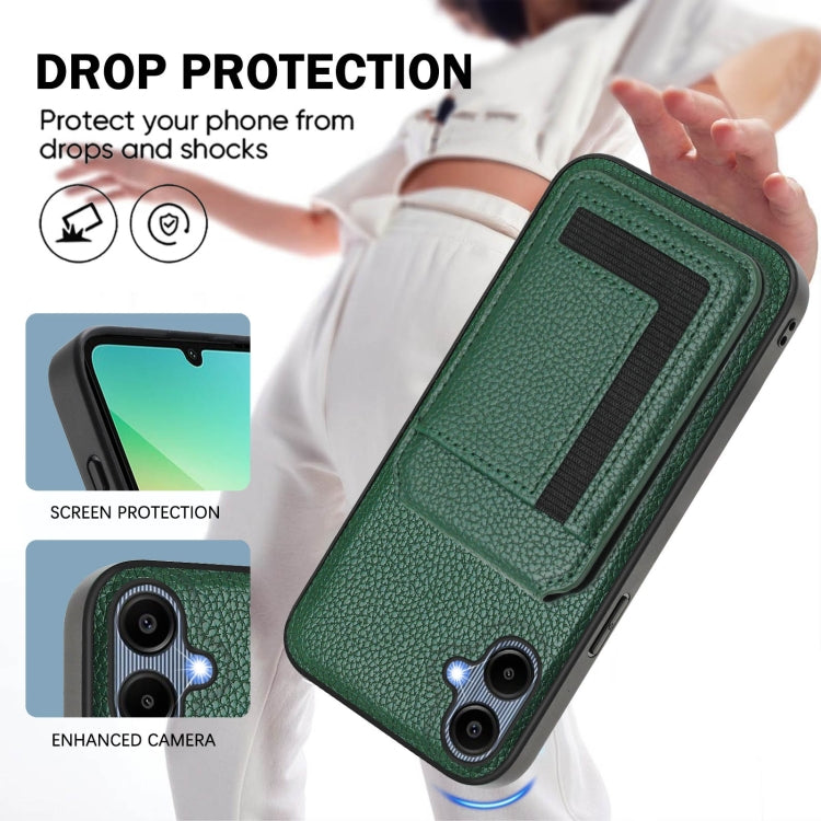 For Samsung Galaxy A06 4G CX01 Detachable Magsafe Magnetic Card Bag Phone Case
