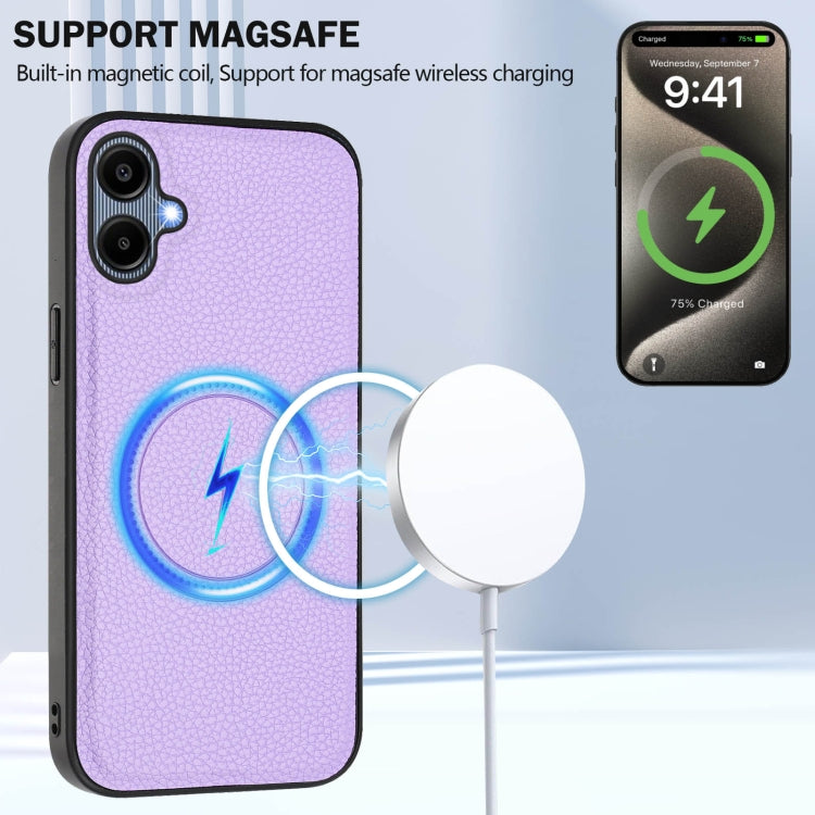 For Samsung Galaxy A06 4G CX01 Detachable Magsafe Magnetic Card Bag Phone Case