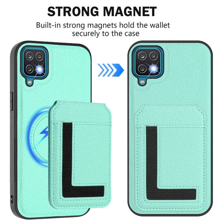 For Samsung Galaxy A12 5G / 4G CX01 Detachable Magsafe Magnetic Card Bag Phone Case