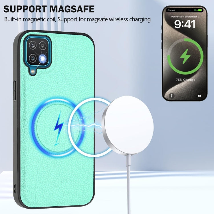 For Samsung Galaxy A12 5G / 4G CX01 Detachable Magsafe Magnetic Card Bag Phone Case