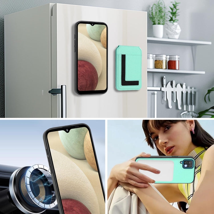For Samsung Galaxy A12 5G / 4G CX01 Detachable Magsafe Magnetic Card Bag Phone Case