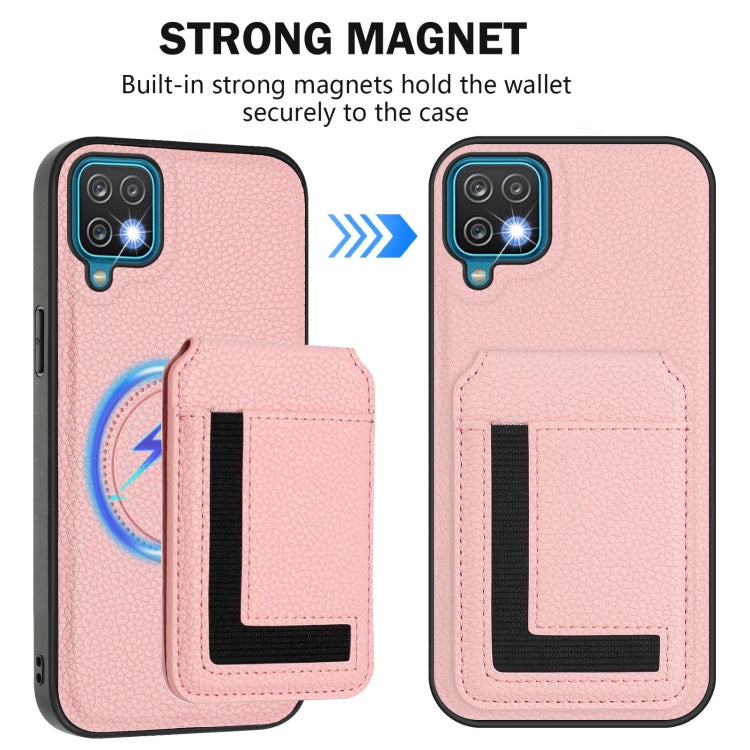 For Samsung Galaxy A12 5G / 4G CX01 Detachable Magsafe Magnetic Card Bag Phone Case
