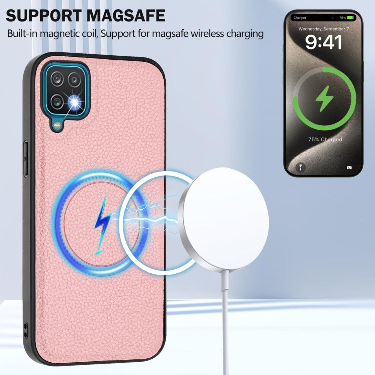 For Samsung Galaxy A12 5G / 4G CX01 Detachable Magsafe Magnetic Card Bag Phone Case