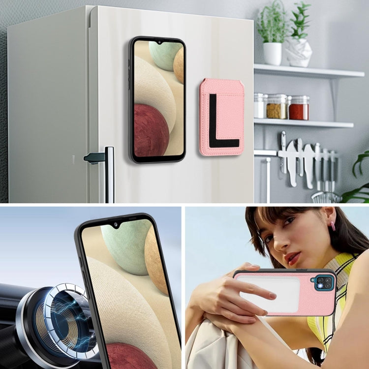 For Samsung Galaxy A12 5G / 4G CX01 Detachable Magsafe Magnetic Card Bag Phone Case