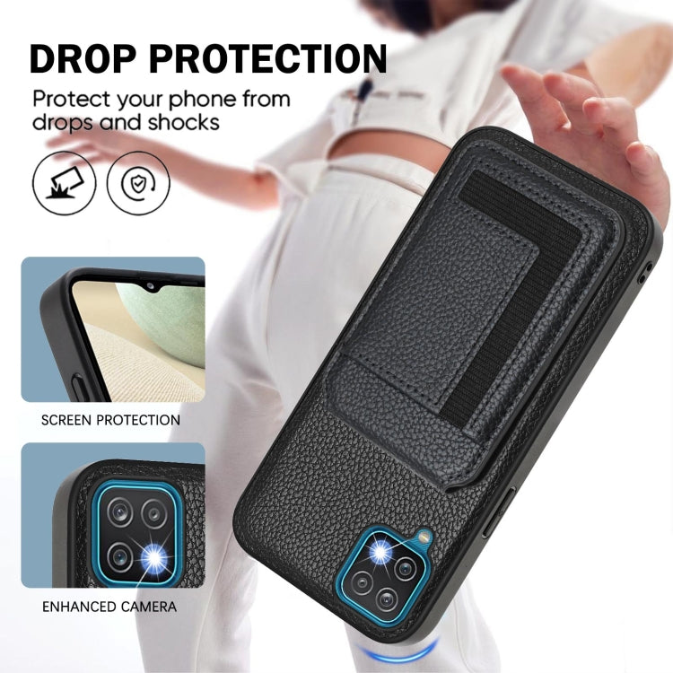 For Samsung Galaxy A12 5G / 4G CX01 Detachable Magsafe Magnetic Card Bag Phone Case