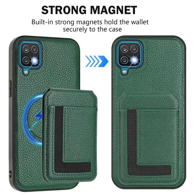For Samsung Galaxy A12 5G / 4G CX01 Detachable Magsafe Magnetic Card Bag Phone Case