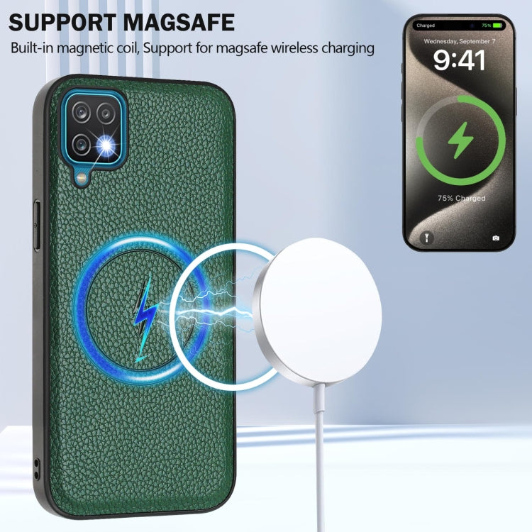 For Samsung Galaxy A12 5G / 4G CX01 Detachable Magsafe Magnetic Card Bag Phone Case