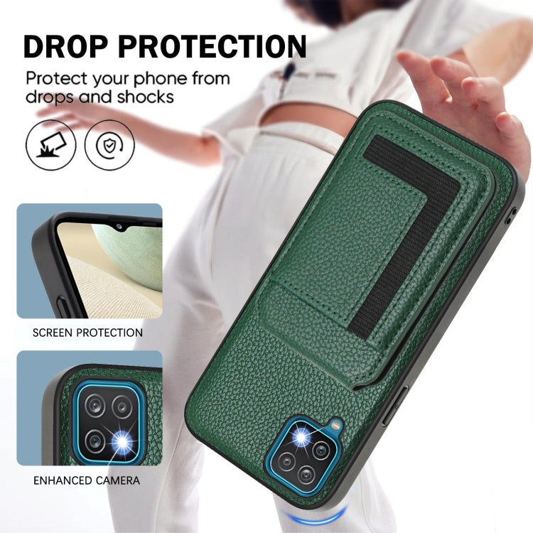 For Samsung Galaxy A12 5G / 4G CX01 Detachable Magsafe Magnetic Card Bag Phone Case
