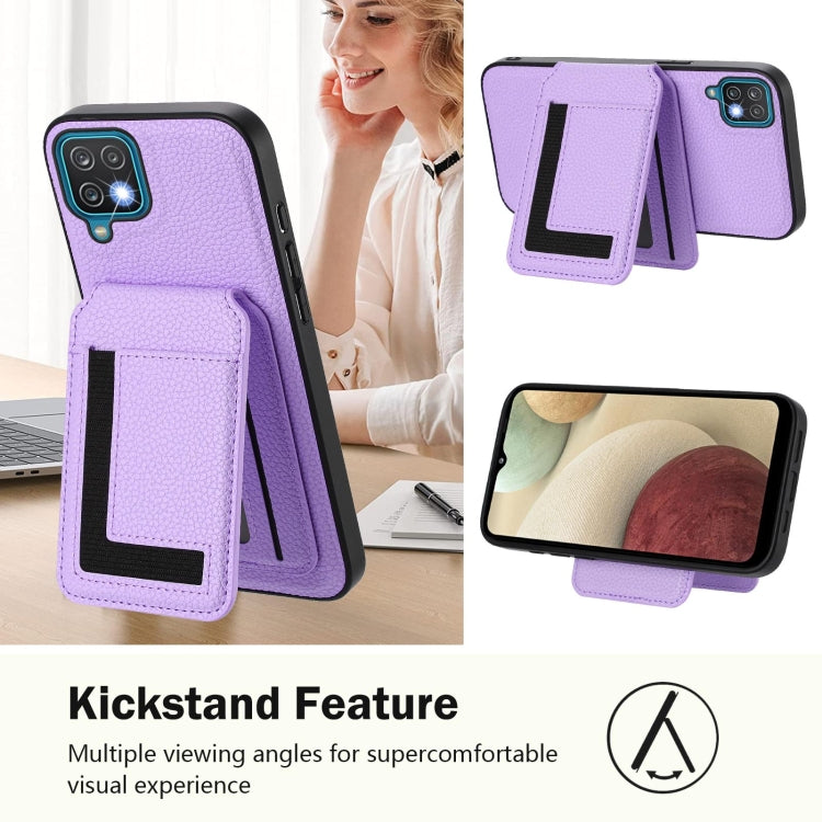 For Samsung Galaxy A12 5G / 4G CX01 Detachable Magsafe Magnetic Card Bag Phone Case