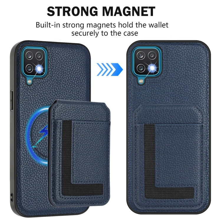For Samsung Galaxy A12 5G / 4G CX01 Detachable Magsafe Magnetic Card Bag Phone Case
