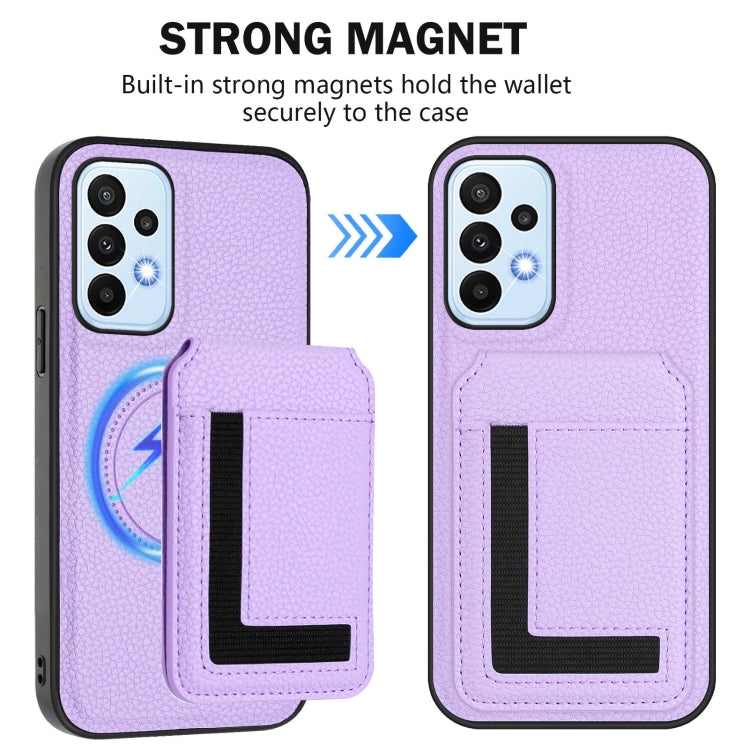 For Samsung Galaxy A13 4G CX01 Detachable Magsafe Magnetic Card Bag Phone Case