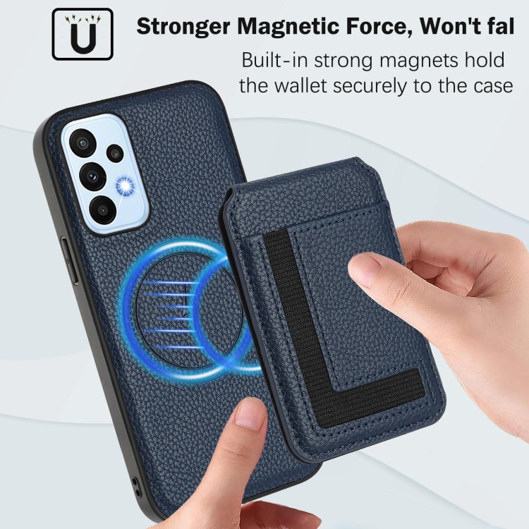 For Samsung Galaxy A13 4G CX01 Detachable Magsafe Magnetic Card Bag Phone Case