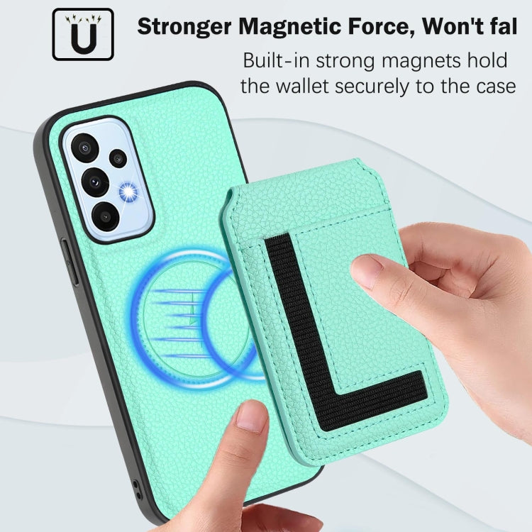 For Samsung Galaxy A32 4G CX01 Detachable Magsafe Magnetic Card Bag Phone Case