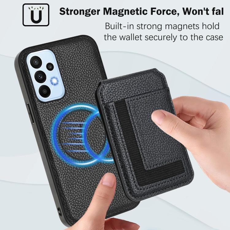 For Samsung Galaxy A32 4G CX01 Detachable Magsafe Magnetic Card Bag Phone Case