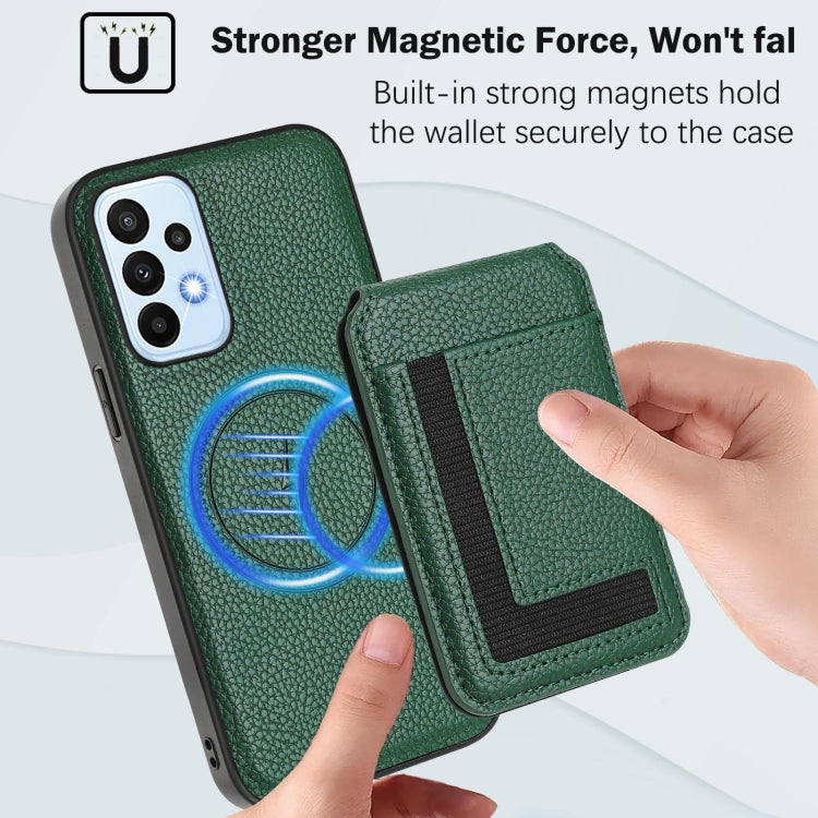 For Samsung Galaxy A32 4G CX01 Detachable Magsafe Magnetic Card Bag Phone Case
