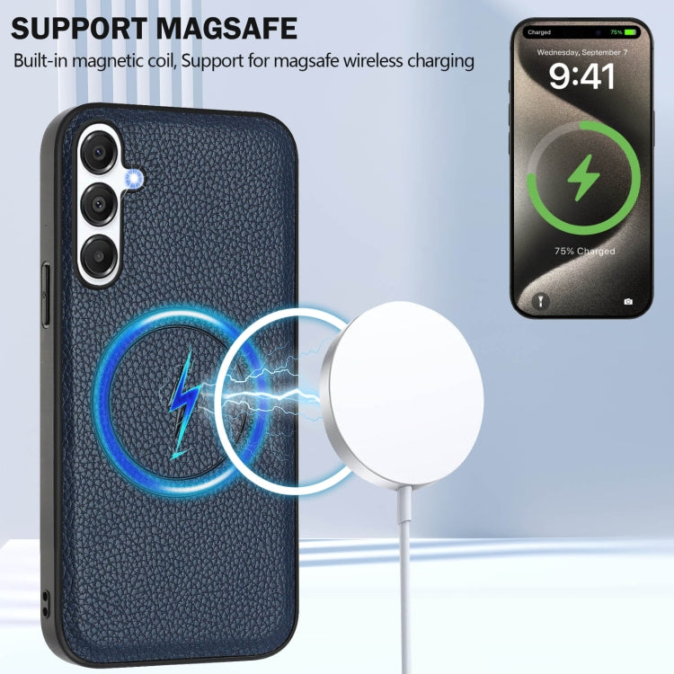 For Samsung Galaxy A35 5G CX01 Detachable Magsafe Magnetic Card Bag Phone Case