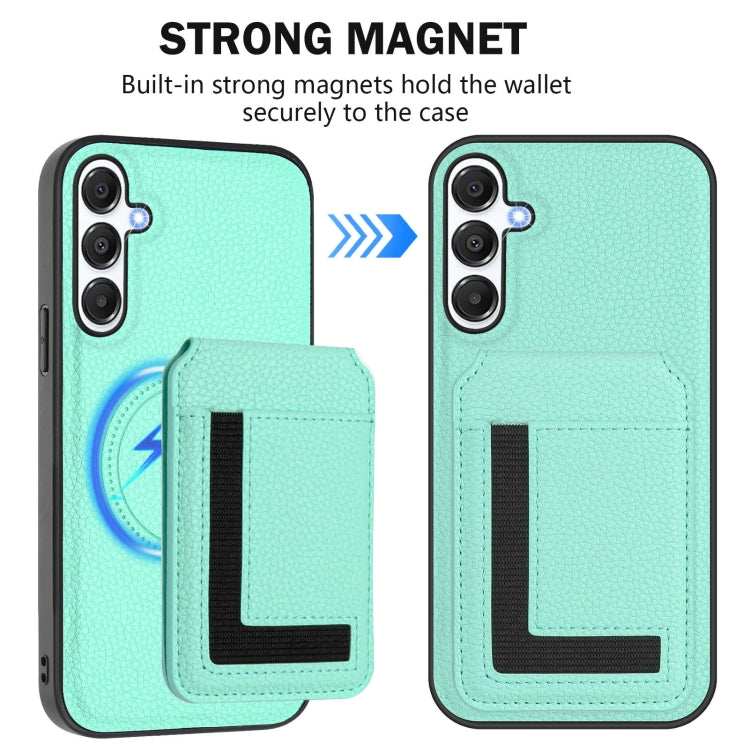 For Samsung Galaxy A34 5G CX01 Detachable Magsafe Magnetic Card Bag Phone Case