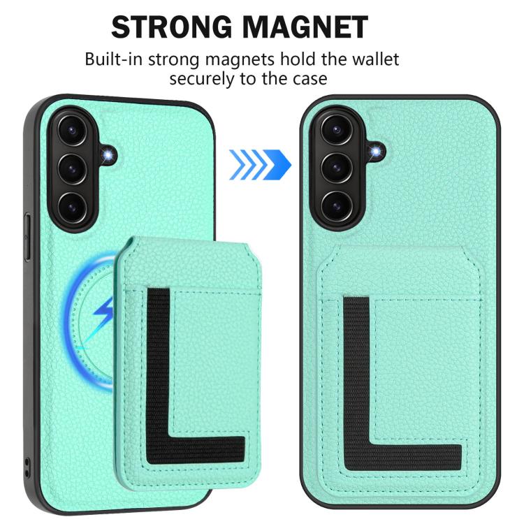 For Samsung Galaxy A36 5G CX01 Detachable Magsafe Magnetic Card Bag Phone Case