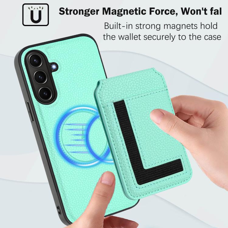 For Samsung Galaxy A36 5G CX01 Detachable Magsafe Magnetic Card Bag Phone Case