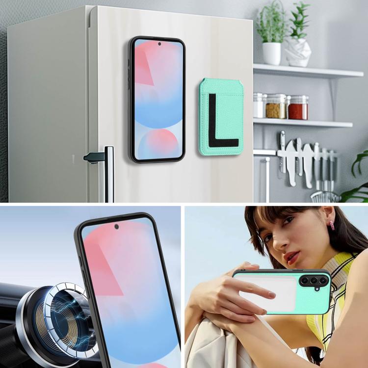 For Samsung Galaxy A36 5G CX01 Detachable Magsafe Magnetic Card Bag Phone Case