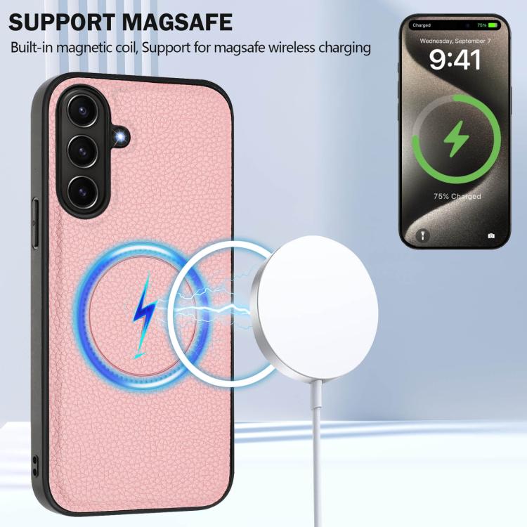 For Samsung Galaxy A36 5G CX01 Detachable Magsafe Magnetic Card Bag Phone Case